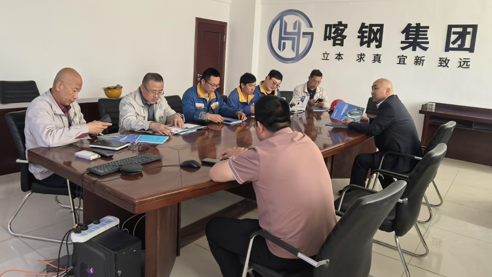 上海肃科与喀钢集团技术交流会圆满举行