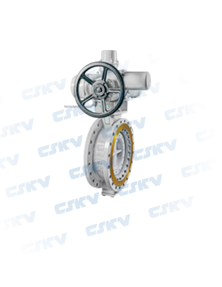 Metal seal three eccentric butterfly valve