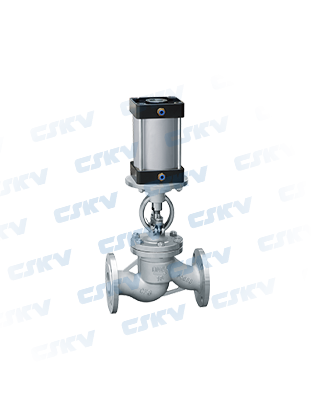 Pneumatic globe valve