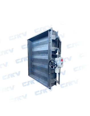 Coke oven flue electric damper doors